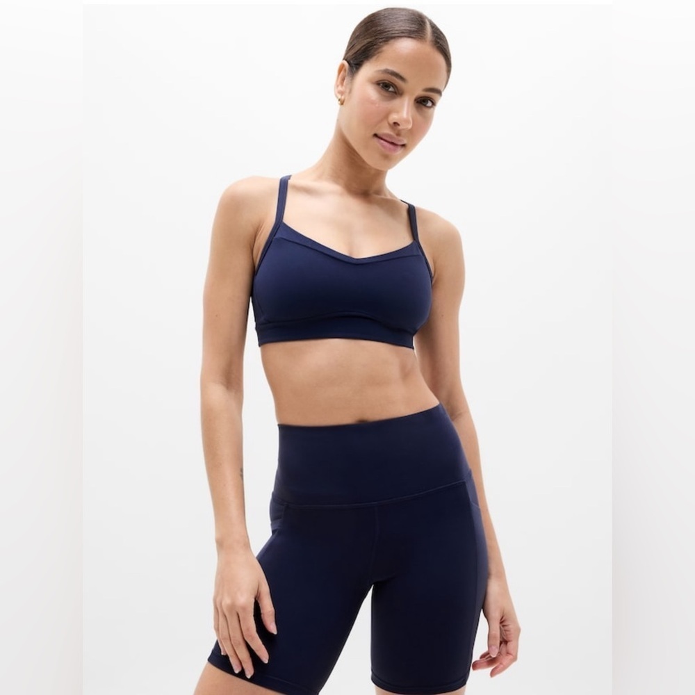 NWT Athleta Vital Navy Bra Size Medium(best for A-C Cups)